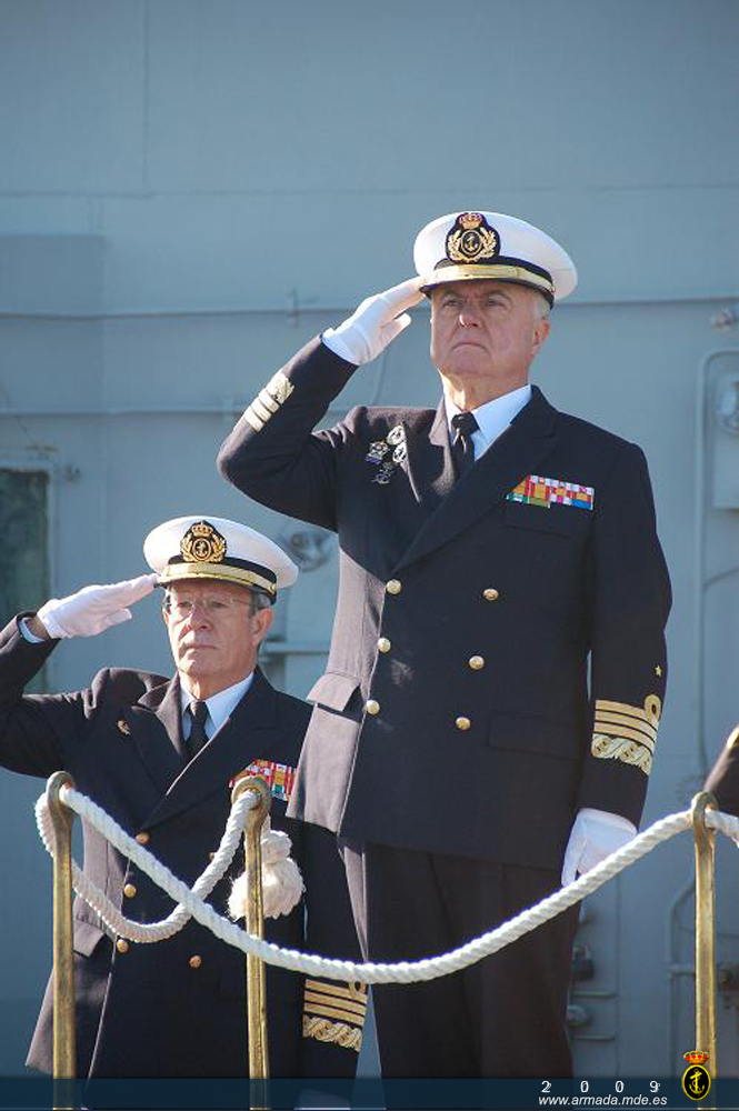 El Almirante Jefe de Estado Mayor de la Armada ha presidido el acto de implantación de la nueva estructura